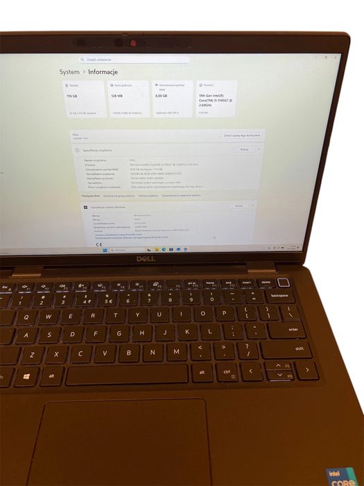 Laptop DELL Latitude 7420 I5-1145G7 8GB 256GB SSD FHD 14" WIN 10/11 pro