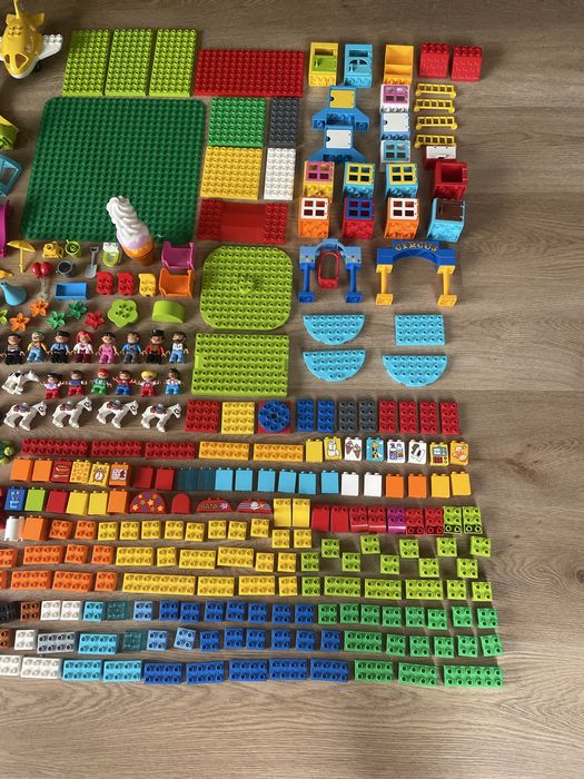 Lego duplo cyrk 10504,wesole miasteczko 10840, zest.starowy, podstawa