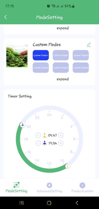 Calha led para aquário