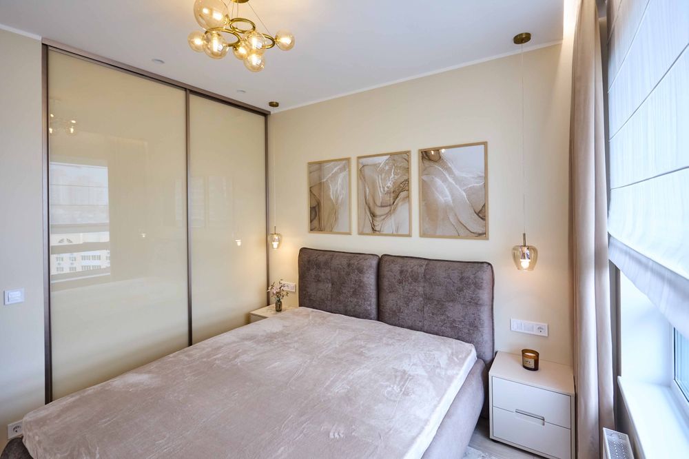 ЄвродвушкаЖКWhite Lines Тепло--Вода-Інтернет-Ліфт- Метро Готосіївська