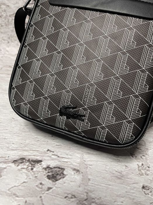 Сумка через плечо Lacoste Monogram мессенджер, сумка Лакоста мужская