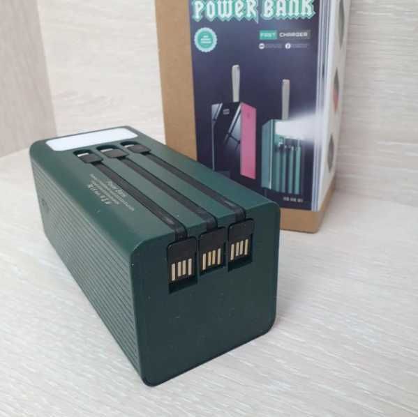 Power bank на 50000 mah LIDER Fast Charge, повербанк з ліхтариком