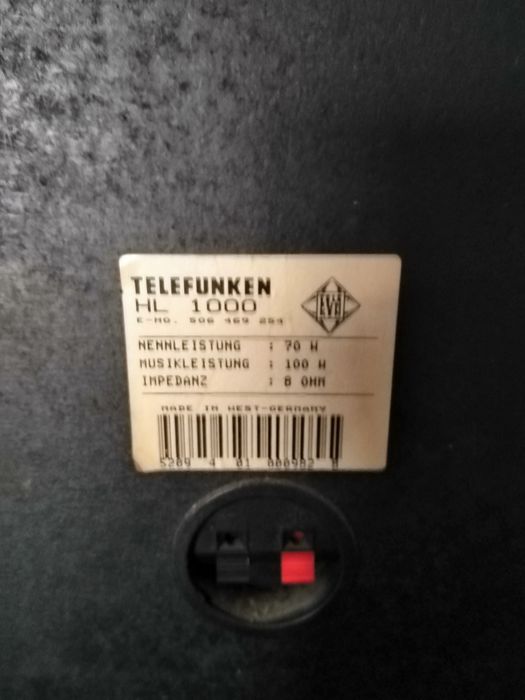 Kolumny telefunken  hl 1000