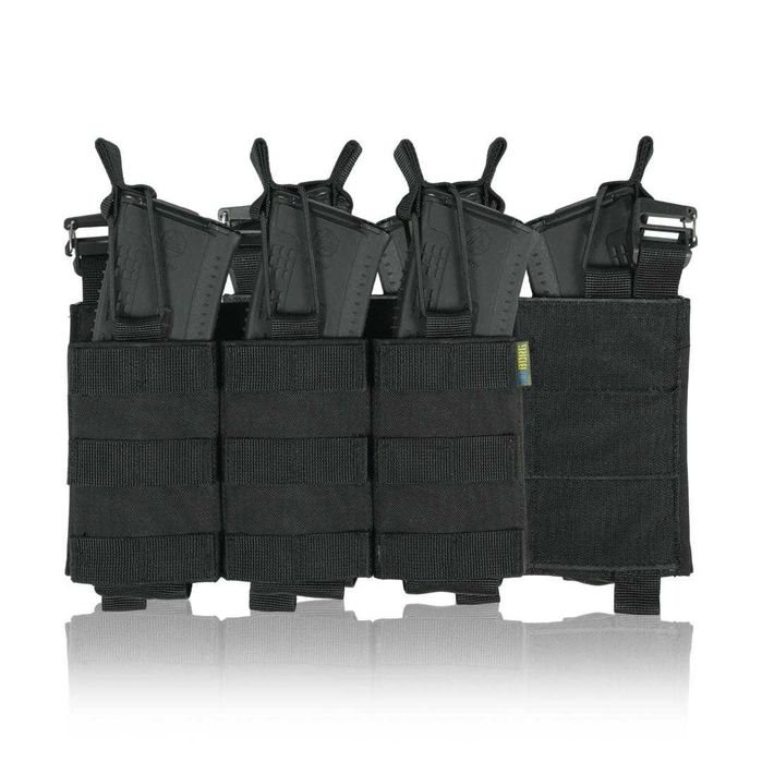 З'ємна передня панель до плитоноски з підсумками під 3 магазини