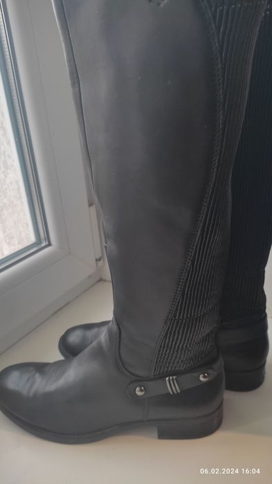 Сапоги кожаные осенние Caprice