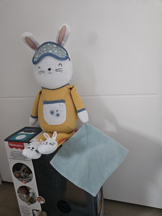 Maskotka króliczek do zasypiania Fisher Price