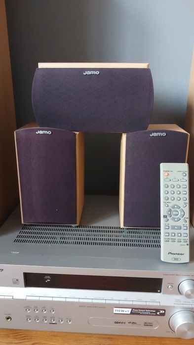 Amplituner Pioneer VSX-417-S plus kolumny Jamo 5:1 Sprawny