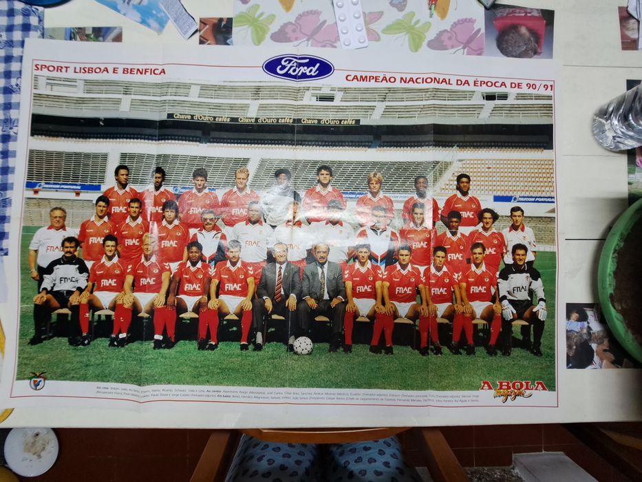 Itens coleccionáveis do benfica