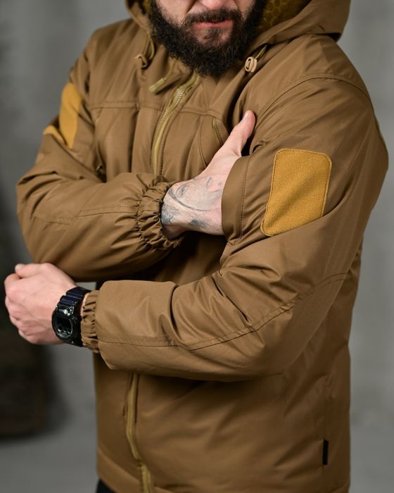 Куртка койот, черныя зимняя мужская 7.62, зимняя тактическая куртка