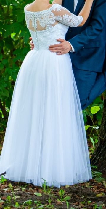 Suknia Ślubna - Ewa Stawna A20218, wzrost 153cm