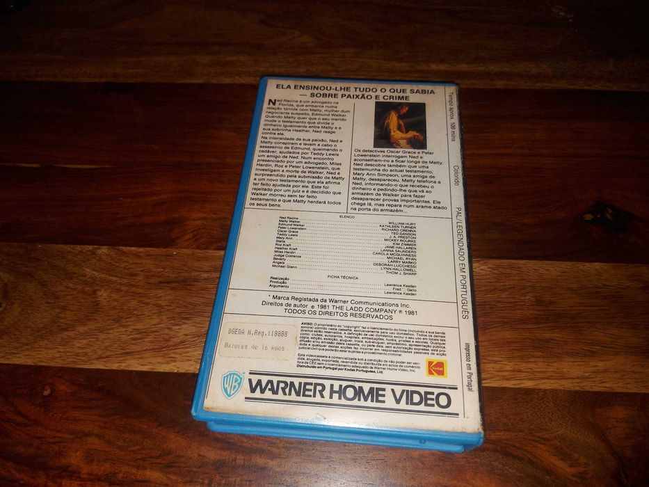 Noites Escaldantes / Body Heat VHS