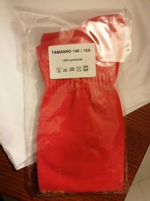 Calções e meias Sport Lisboa e Benfica - SLB, criança, T10, novo.