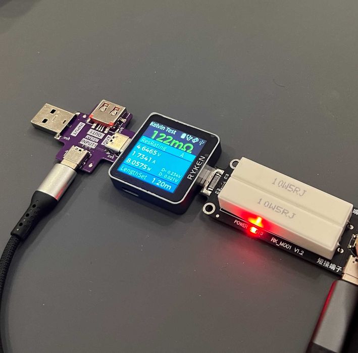 RYKEN RK_M001 комплект для тестирования USB кабелей