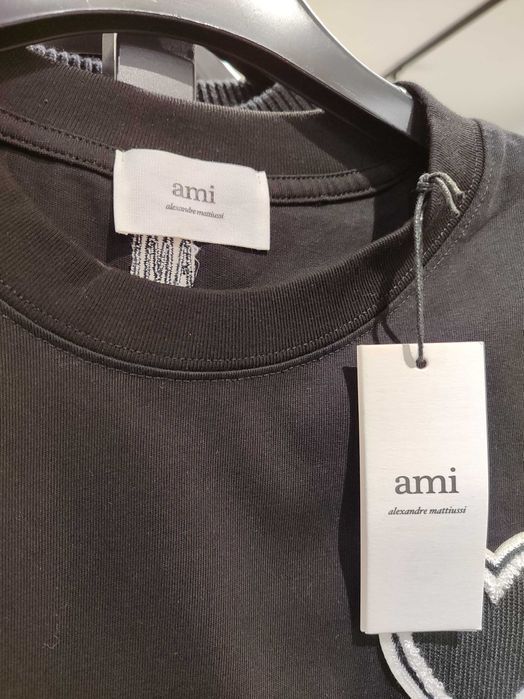 Футболка AMI Paris Exclusive Ami De Coeur T-Shirt Black