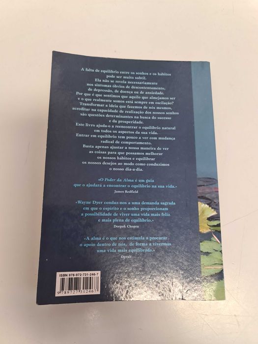 Livro O Poder da Alma - Wayne Dyer Book