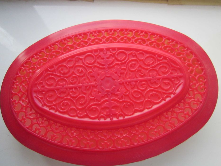 Шкатулка большая с восточными мотивами,красно-белая 31 х 21 х 7см