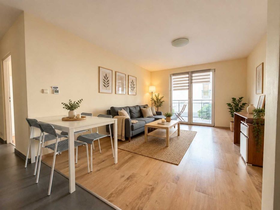 ul. Słomczyńskiego, duże 3 pokojowe mieszkanie z balkonem, 70 m2, tramwaj