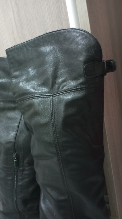 Шкіряні чоботи р40, стан ідеальний