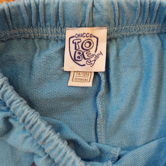 Chicco лёгкие хлопковые штаны на мальчика 74, 12м.