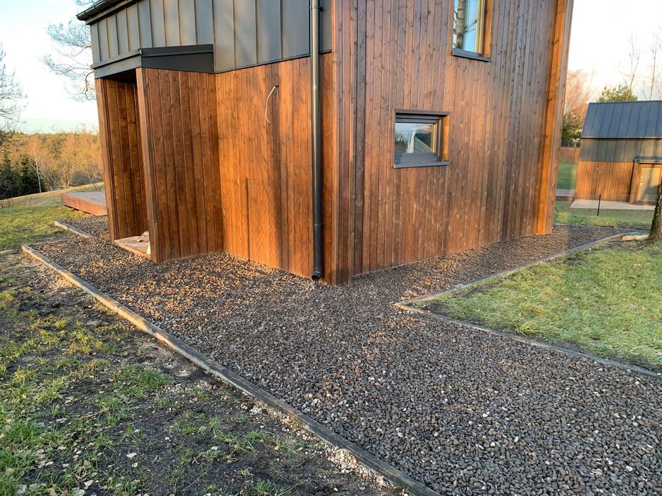 Grys dekoracyjny ogrodowy czarny grafitowy bazaltowy op. 25kg