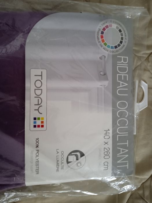 Cortina cortinado "blackout" - zero luz