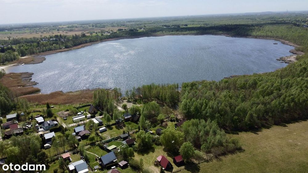 Działka nad jeziorem Grabniak 1200 m² cisza, natura i domek letniskowy