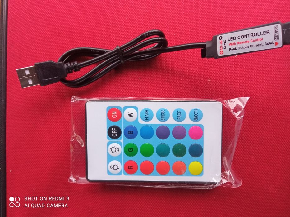 Sprzedam sterownik taśmy LED RGB 12 volt oraz 5 volt na USB