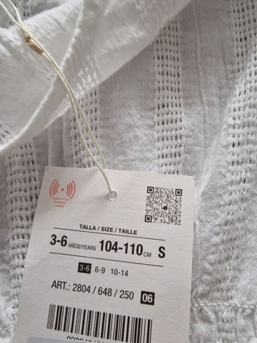 Zara sukienka ażurowa na kostium nowa r. 3-6