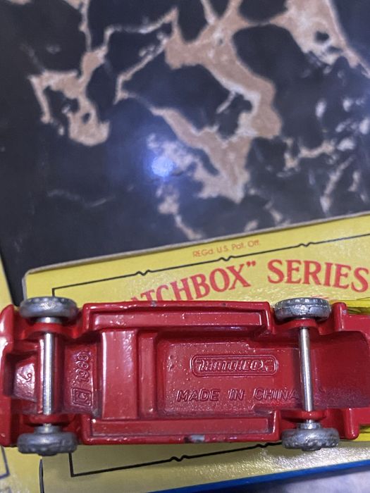 Модель пожарной машинки Matchbox Authentic MOKO N9