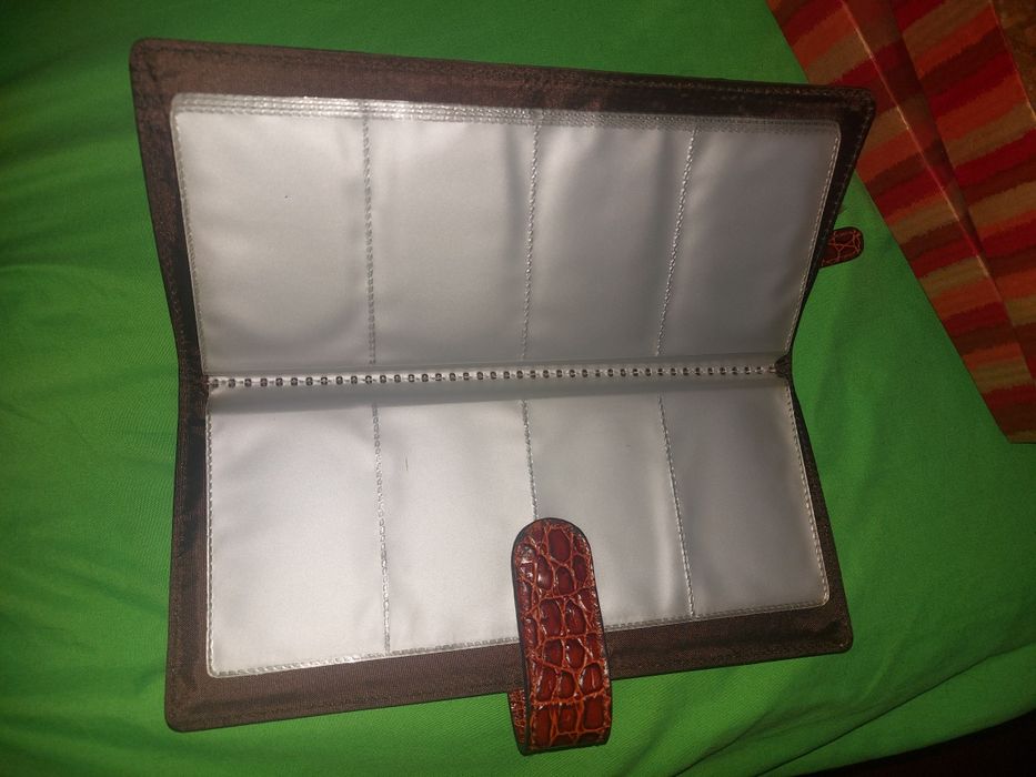 Шкіряна портмоне-візитниця