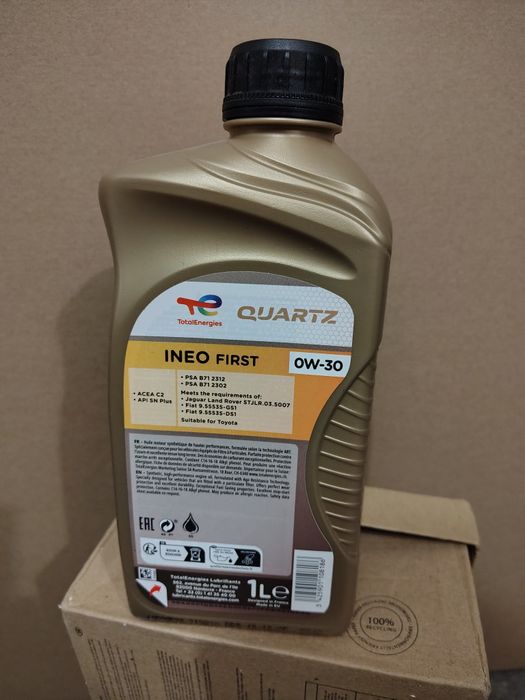 Olej 0w30 Total quartz ineo first 4 x 1L