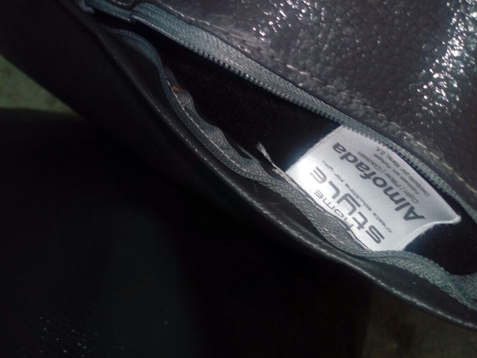 Almofada preta exterior