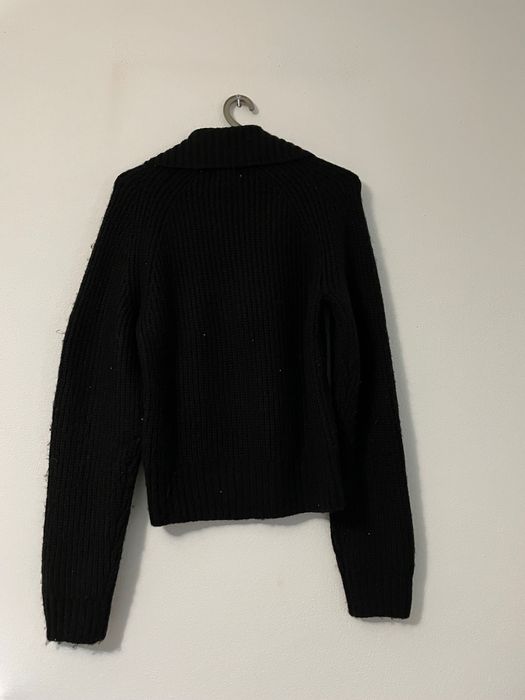 Camisola lã preta