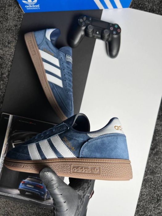 Чоловічі кросівки адідас Adidas Handball Spezial Navy White [41-45]