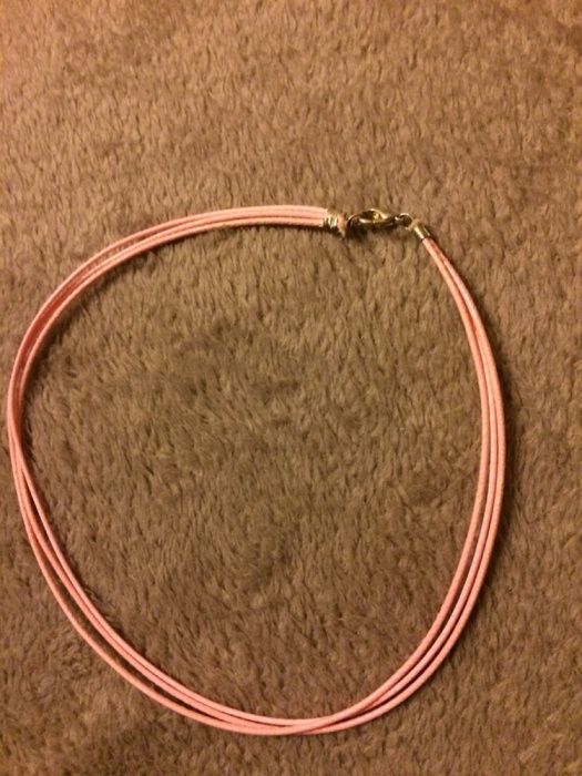 Colar de 3 fios Rosa