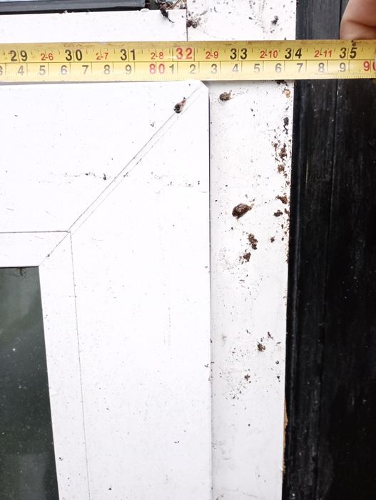 Okno pcv 87 x 150 cm okazja!