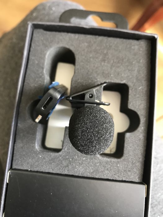 Microfone Lapela Sem Fio P/ iPhone Lightning Profissional K9