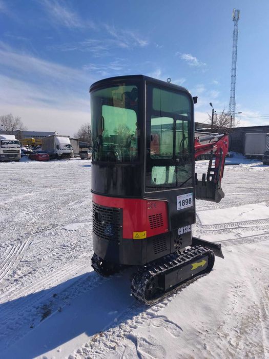 Міні-екскаватор Captok CK13С новий, 13 к.с, бензин, 1000кг, кабіна