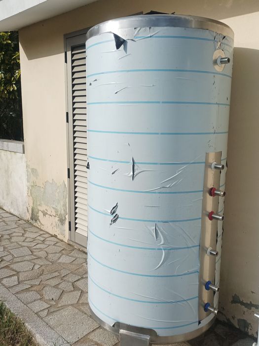 Depósitos inox 1000 Litros com 2 serpentinas