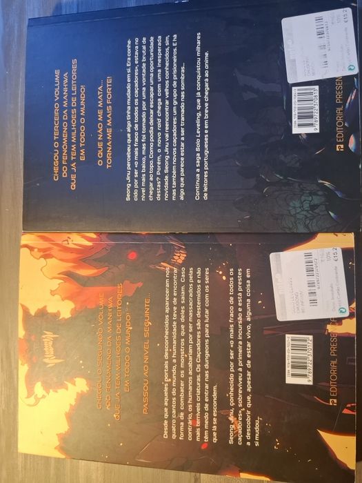 Livro Solo Leveling 2 e 3