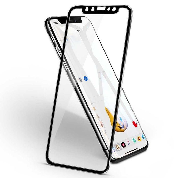 Защитное 3D стекло с титановой рамкой Iphone  X Max 11 12 Pro Max опт