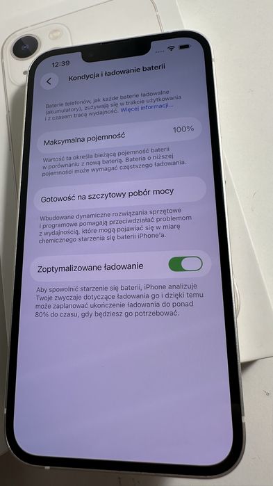 iPhone 13 Starlight 128GB bateria 100%