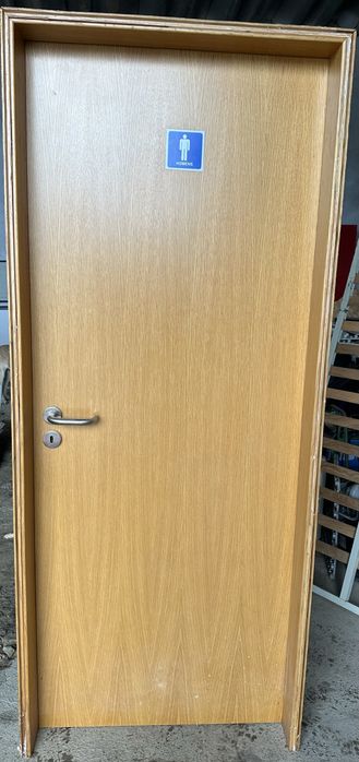 Porta de interior de carvalho