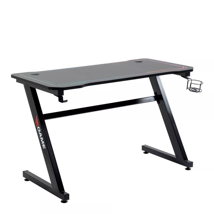 Biuro gamingowe czarne Agata Meble