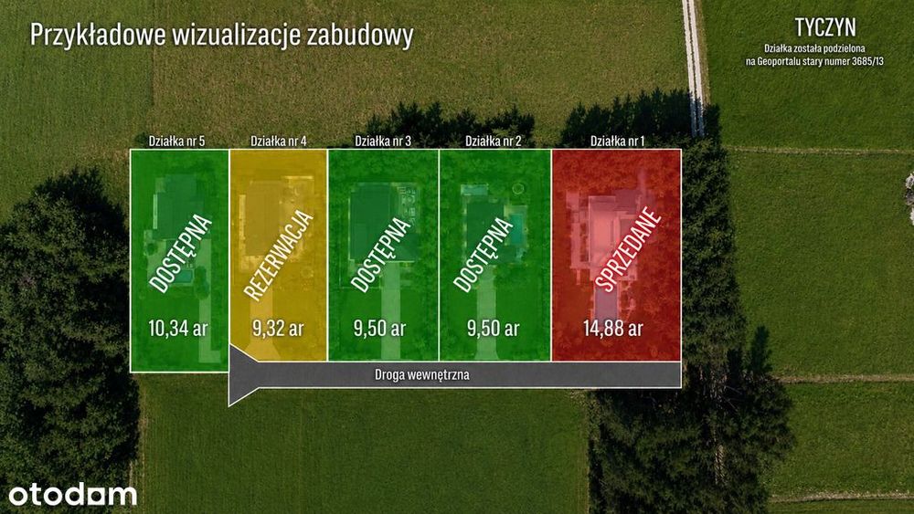Działki budowlane z WZ Tyczyn – Potoki