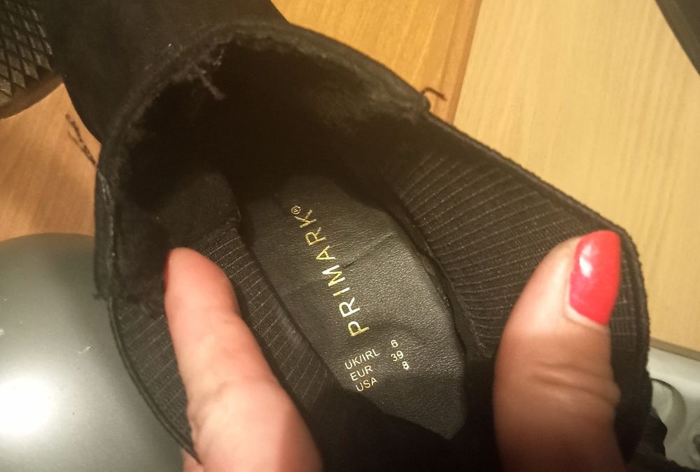 Botki w szpic Primark,rozm.39