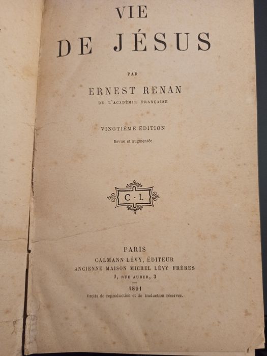 Ernest Renan 1891
