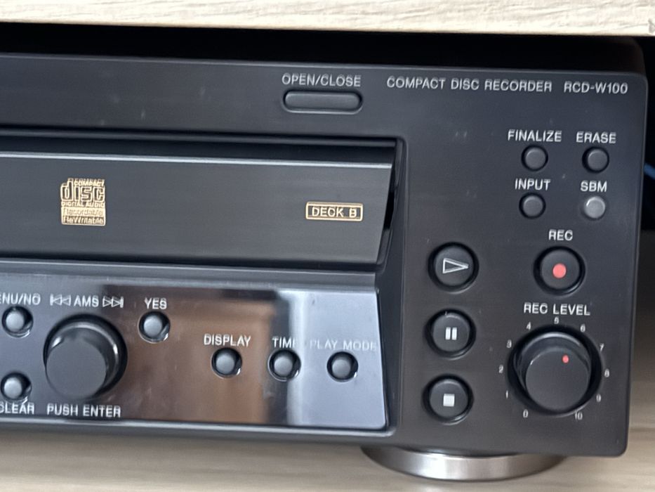 Gravador leitor Cds duplo sony