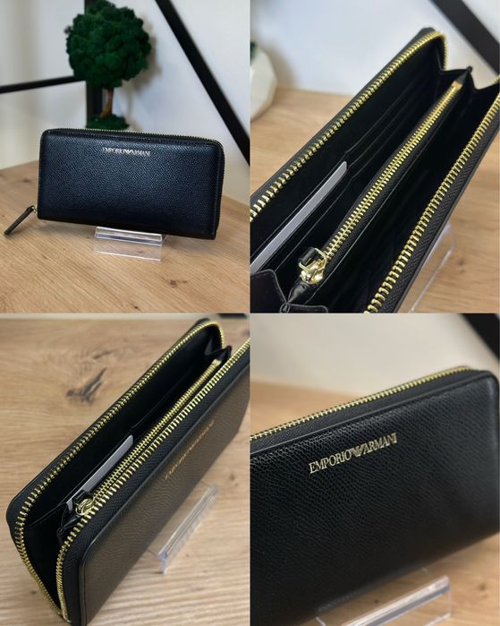 Гаманець Emporio Armani з натуральної шкіри ОРИГІНАЛ
