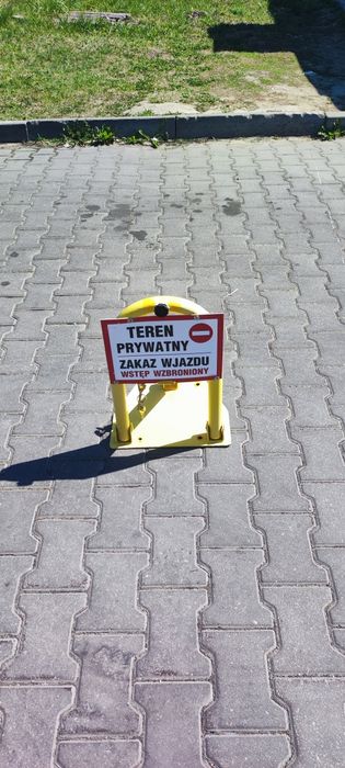 Blokada wjazdu dwa klucze
